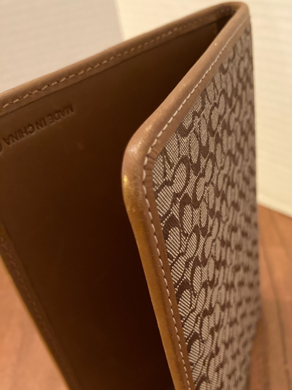 Vintage COACH Brown Tan y2k Signature Canvas Album Photo Book / Planner - Picture 11 of 14
